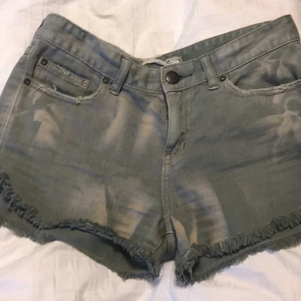 Free People denim shorts